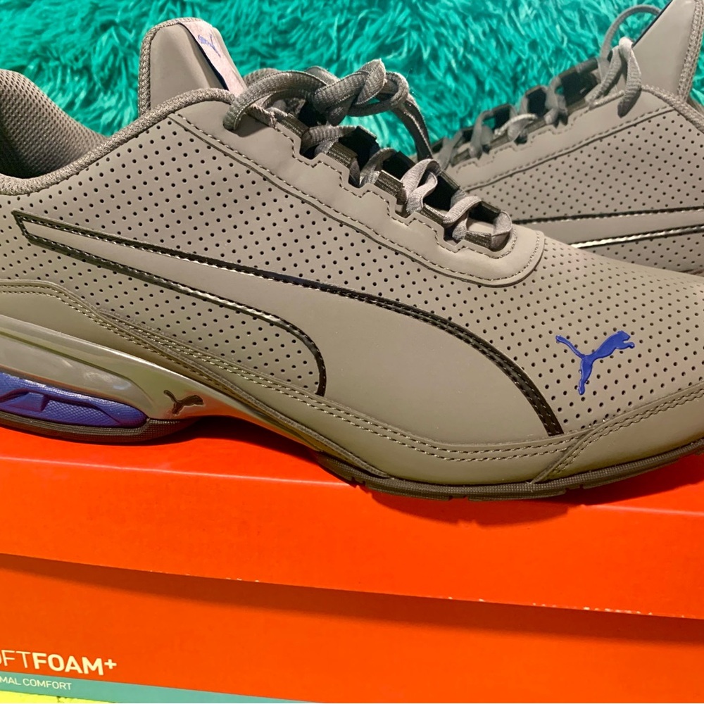 NWT Puma Gray Athletic Sneakers size 12